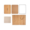 Eco Bath Bamboo Laundry Basket with Lid and Removable Lining - Eco Bath London