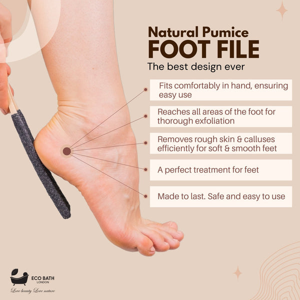 Eco Bath Natural Pumice Foot Files - Eco Bath London