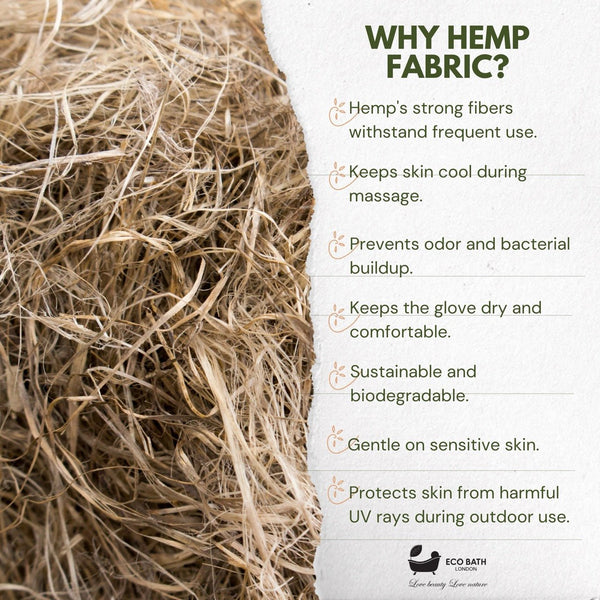 Eco Bath Hemp Massage Glove - Eco Bath London