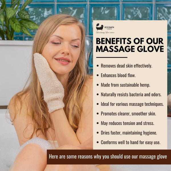 Eco Bath Hemp Massage Glove - Eco Bath London