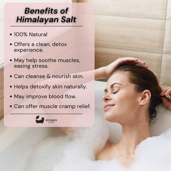 Eco Bath London Lemongrass Himalayan Bath Salt 10.5 oz (300 g) - Premium Himalayan Salt Infused with Lemongrass & Calendula for Uplifting and Refreshing
