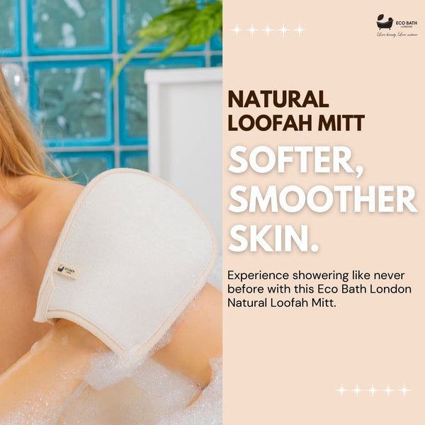 Eco Bath Natural Loofah Bath Mitt - Eco Bath London