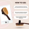 Eco Bath Natural Sisal Walnut Wood Body Brush - Eco Bath London