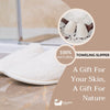 Eco Bath Natural Towelling Slippers - Naturally Hypoallergenic - Eco Bath London