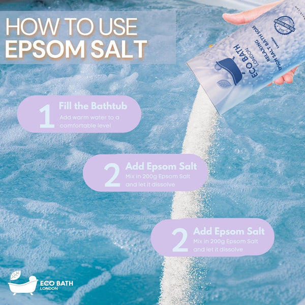 Eco Bath Relaxing Epsom Salt Bath Soak - Tube - Eco Bath London