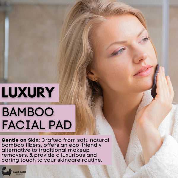 Eco Bath Reusable Bamboo Makeup Remover Pads - Set of 12 - Eco Bath London
