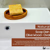 Eco Bath London Olive Wood Oval Soap Dish