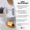 Eco Bath London Olive Wood Oval Soap Dish