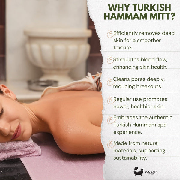 Eco Bath Turkish Bath Mitt (Fine Texture) - Eco Bath London