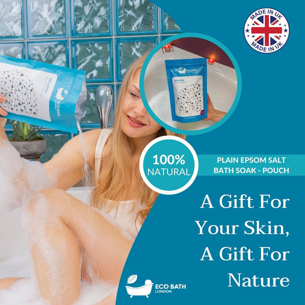 Relaxing Epsom Salt Bath Soak - Pouch - Eco Bath London