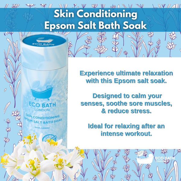 Skin Conditioning Epsom Salt Bath Soak - Tube - Eco Bath London