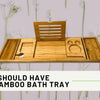 Why You Should Have a Luxury Bamboo Bath Tray