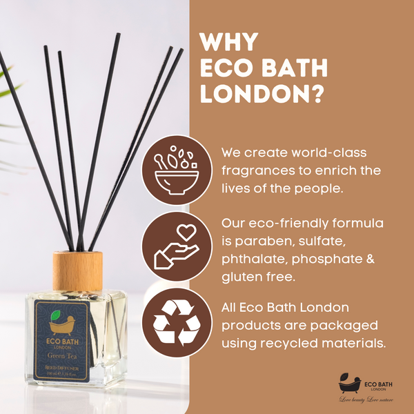 Natural Reed Diffuser 100ml - Long-Lasting Room Fragrance - close-up