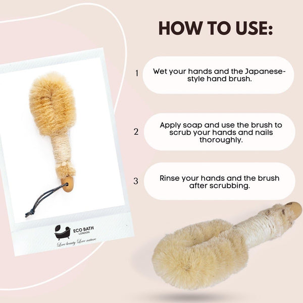Natural Sisal Japanese Spa Brush - Exfoliating Body Brush - view 17
