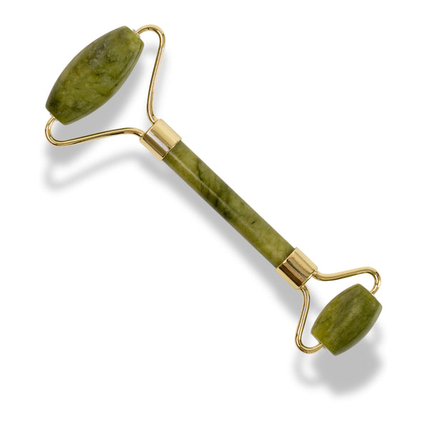 Jade Face Roller - Natural Stone Facial Massager - close-up