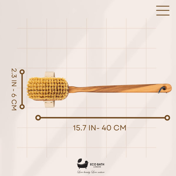 Natural Body Brush - Dry Brushing & Shower Exfoliation - view 23