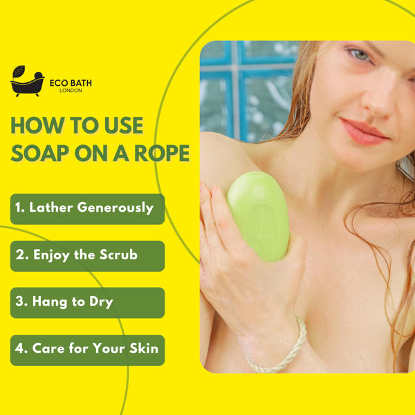 Soap on a Rope 7.76 oz (220 g) - Handmade Natural Bar Soap - view 29