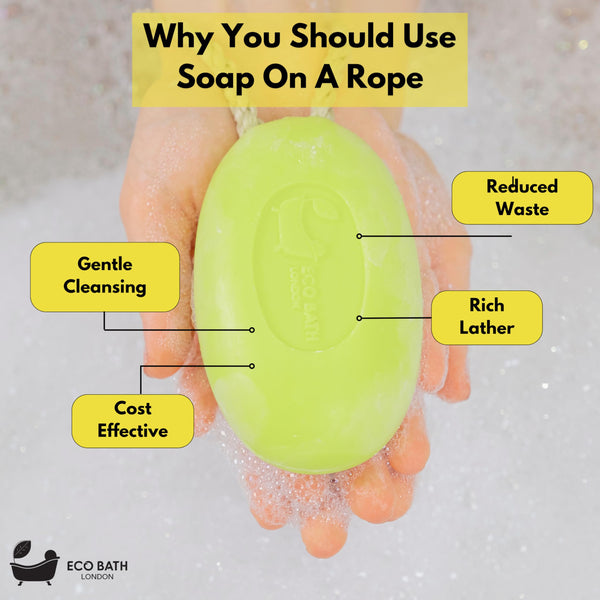 Soap on a Rope 7.76 oz (220 g) - Handmade Natural Bar Soap - view 28