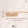 Natural Body Brush - Dry Brushing & Shower Exfoliation - packaging