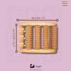 Natural Wooden Foot Roller - packaging