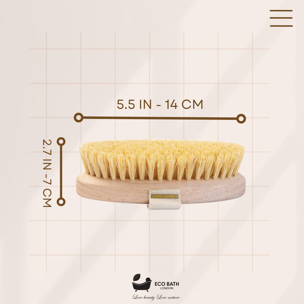 Natural Sisal Hand Brush - packaging