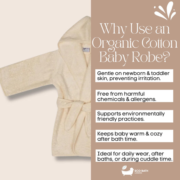 Organic Cotton Kids Robe - Hooded Bathrobe - packaging