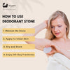 Eco Bath London Natural Deodorant Stone 160g - Natural and Eco-Friendly Deodorant Rock, Chemical and Propellant-Free Crystal Stone