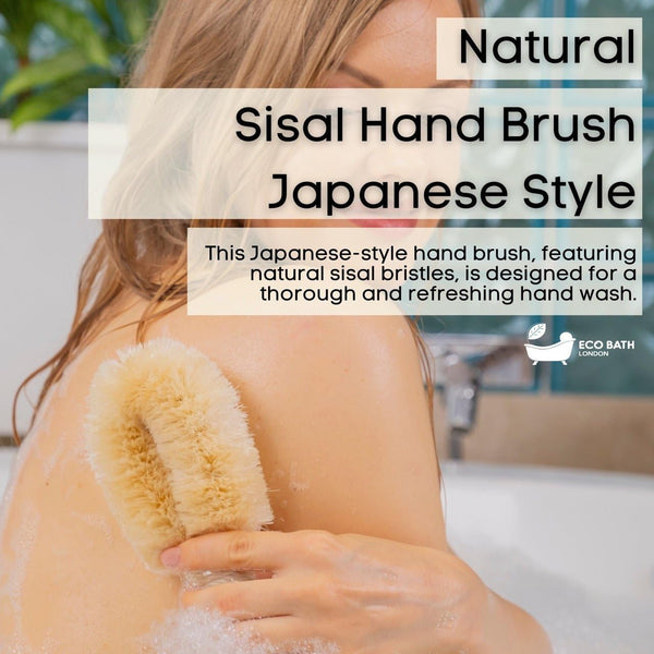 Natural Sisal Japanese Spa Brush - Exfoliating Body Brush - view 13