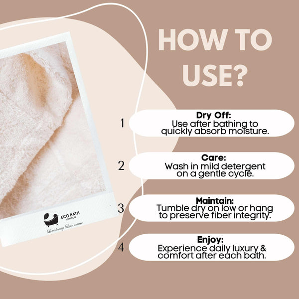 Organic Cotton Bath Towel - texture