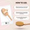 Natural Body Brush - Dry Brushing & Shower Exfoliation - view 12