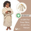 Organic Cotton Kids Robe - Hooded Bathrobe - lifestyle