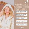 Organic Cotton Bath Robe - side view