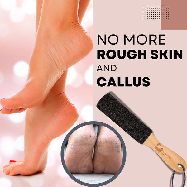 Natural Pumice Foot File - Callus Remover & Exfoliator - side view
