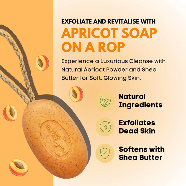 Soap on a Rope 7.76 oz (220 g) - Handmade Natural Bar Soap - packaging