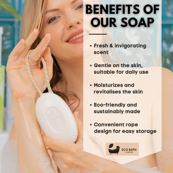 Soap on a Rope 7.76 oz (220 g) - Handmade Natural Bar Soap - view 15