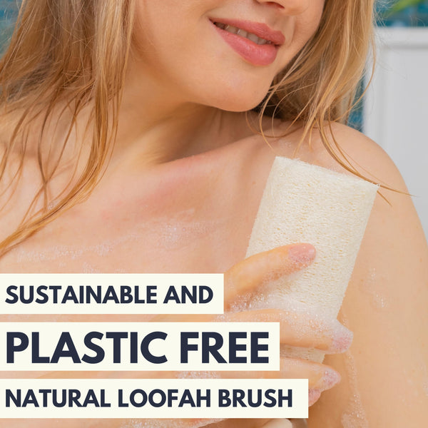 Home Grown Natural Loofah - Exfoliating Body Sponge - packaging