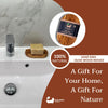 Natural Wood Soap Dish - Handcrafted Bathroom Accessory - packaging