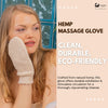 Natural Massage Glove - in use