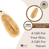 Natural Sisal Japanese Spa Brush - Exfoliating Body Brush - close-up