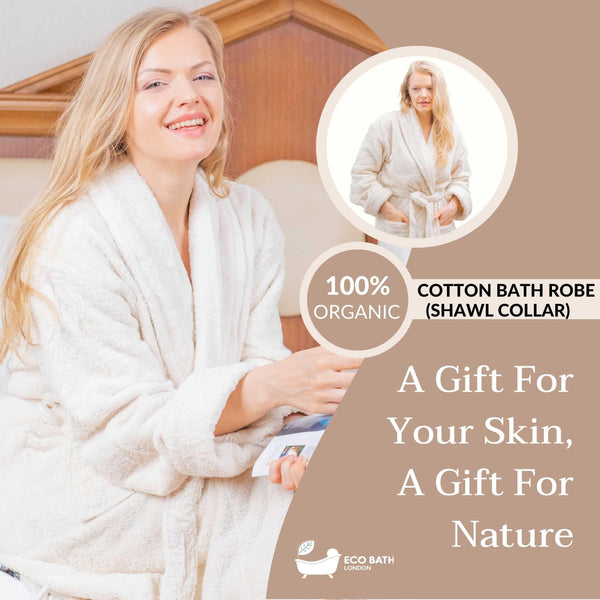 Organic Cotton Bath Robe - lifestyle