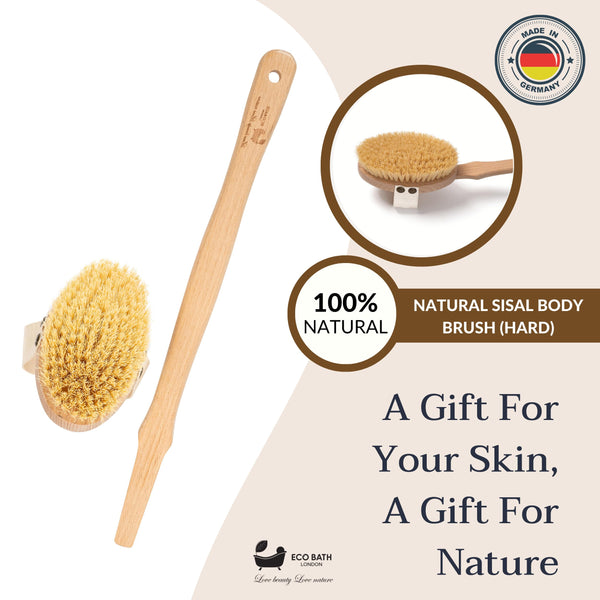 Natural Body Brush - Dry Brushing & Shower Exfoliation - view 14