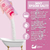 Epsom Salt Bath Soak - Magnesium Muscle Recovery & Relaxation - in use