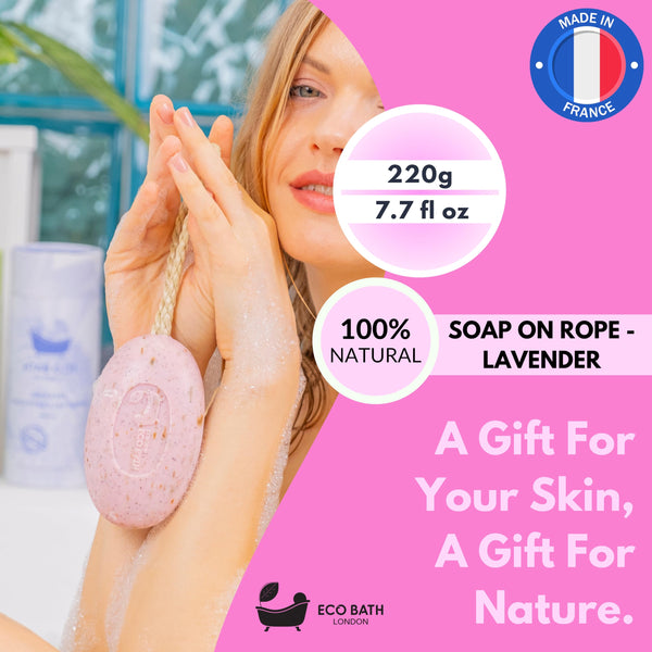 Soap on a Rope 7.76 oz (220 g) - Handmade Natural Bar Soap - view 36