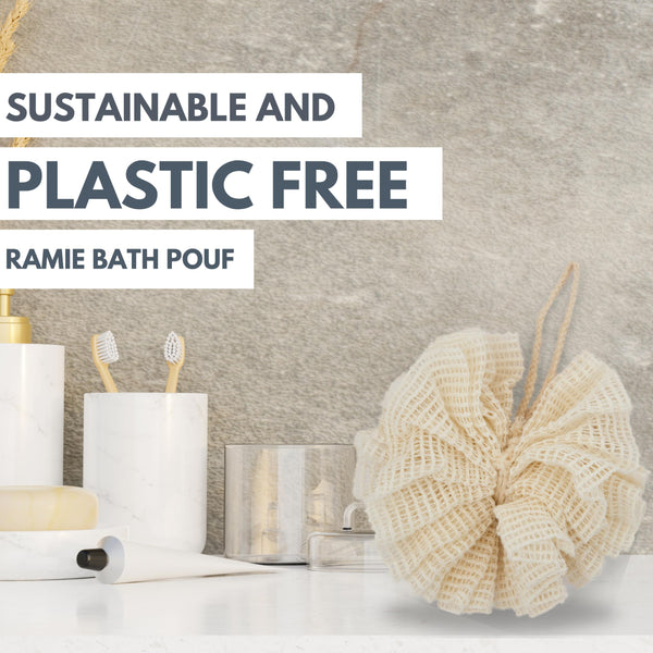 Natural Bath Puff - packaging