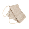 Natural Hemp Linen & Cotton Massage Strap and Glove - in use