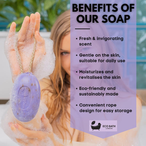 Soap on a Rope 7.76 oz (220 g) - Handmade Natural Bar Soap - view 24