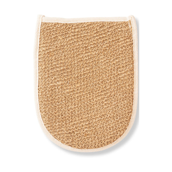 Natural Bath Mitt - front view
