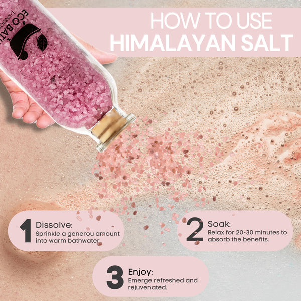 Dead Sea Salt Bath Soak 10.6 oz (300g) - Mineral-Rich Therapeutic Soak - back view