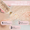 Himalayan Bath Salt 10.6 oz (300g) - Natural Mineral Soak - in use