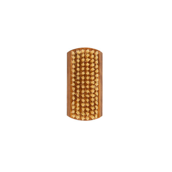 Natural Sisal Nail Brush - Premium Wood Handle - texture